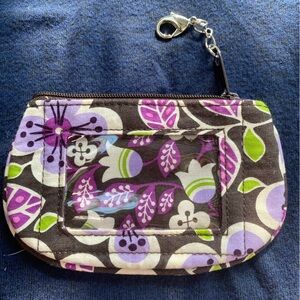Vera Bradley ID coin holder wallet